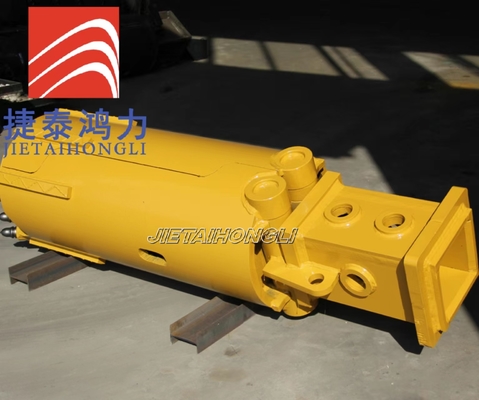 রোটারি রিগ ড্রিলিং বালতি খোলা টাইপ Od 500mm হলুদ নির্মাণ Q345b