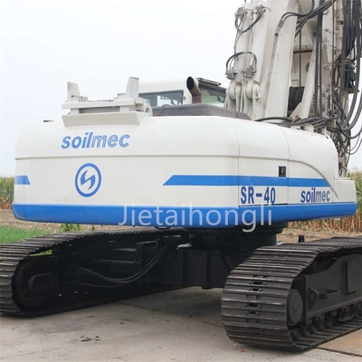 90% একেবারে নতুন ব্যবহৃত রোটারি ড্রিলিং রিগ 60M Soilmec SR40