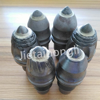 বোর পাইল ড্রিল রিগের জন্য C31HD 25mm গোলাকার শ্যাঙ্ক টাংস্টেন কার্বাইড বুলেট দাঁত